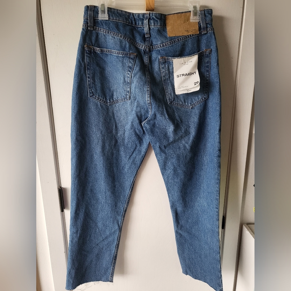 Rag & bone Nina High-Rise Straight Jeans Size 29